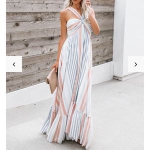 Gorgeous Striped Maxi Dress